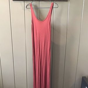 Maroon Maxi Tank Dress